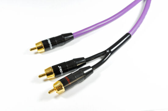 Melodika MDSWY120 Kabel do subwoofera typu Y (RCA-2xRCA) Purple Rain - 12m